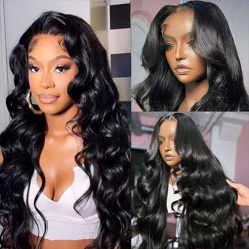 HD Lace Body Wave Virgin Human Hair Frontal Lace Wigs for Black Women