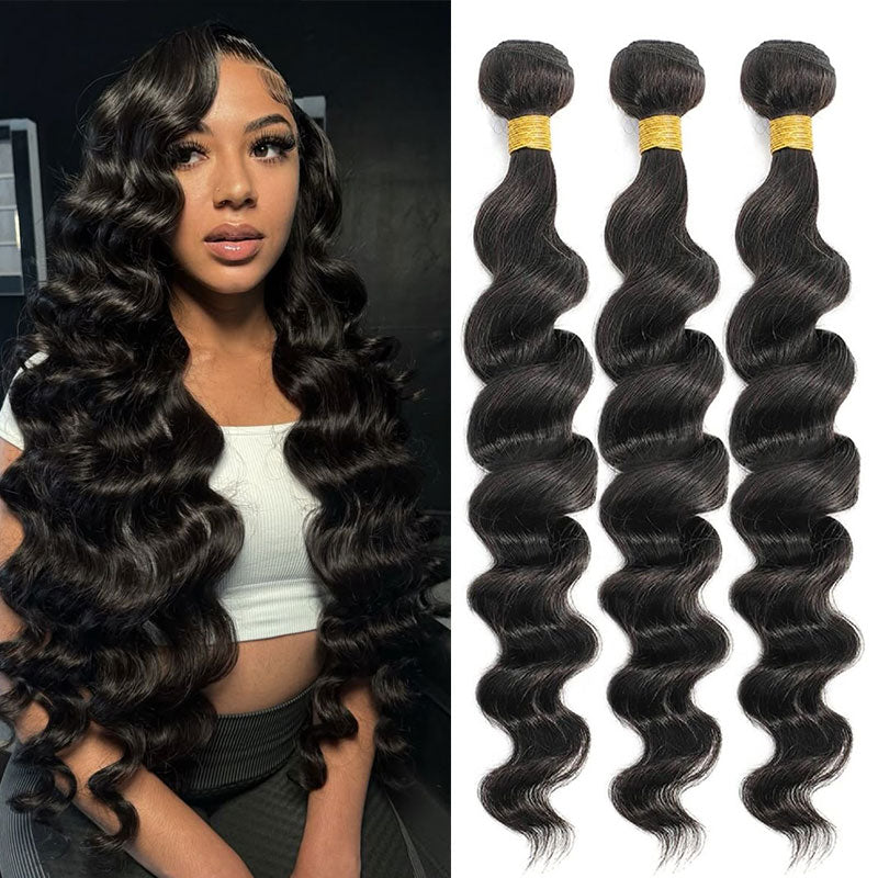 Timi Wholesale 3 Loose Body Wave Bundles Natural Color 100% Cuticle Aligned Raw Virgin Human Hair